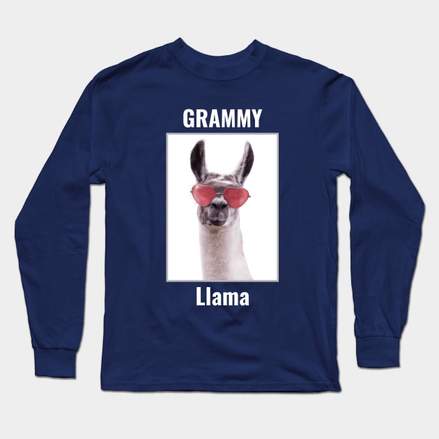 GRAMMY LLAMA Long Sleeve T-Shirt by Grammy Nest